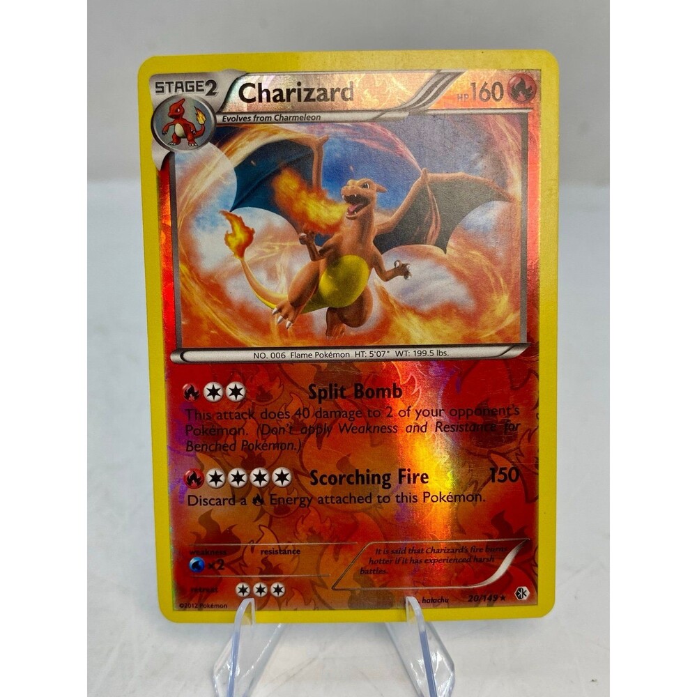 Charizard 20/149 Boundaries Crossed Reverse Holo Pokémon tcg Lp